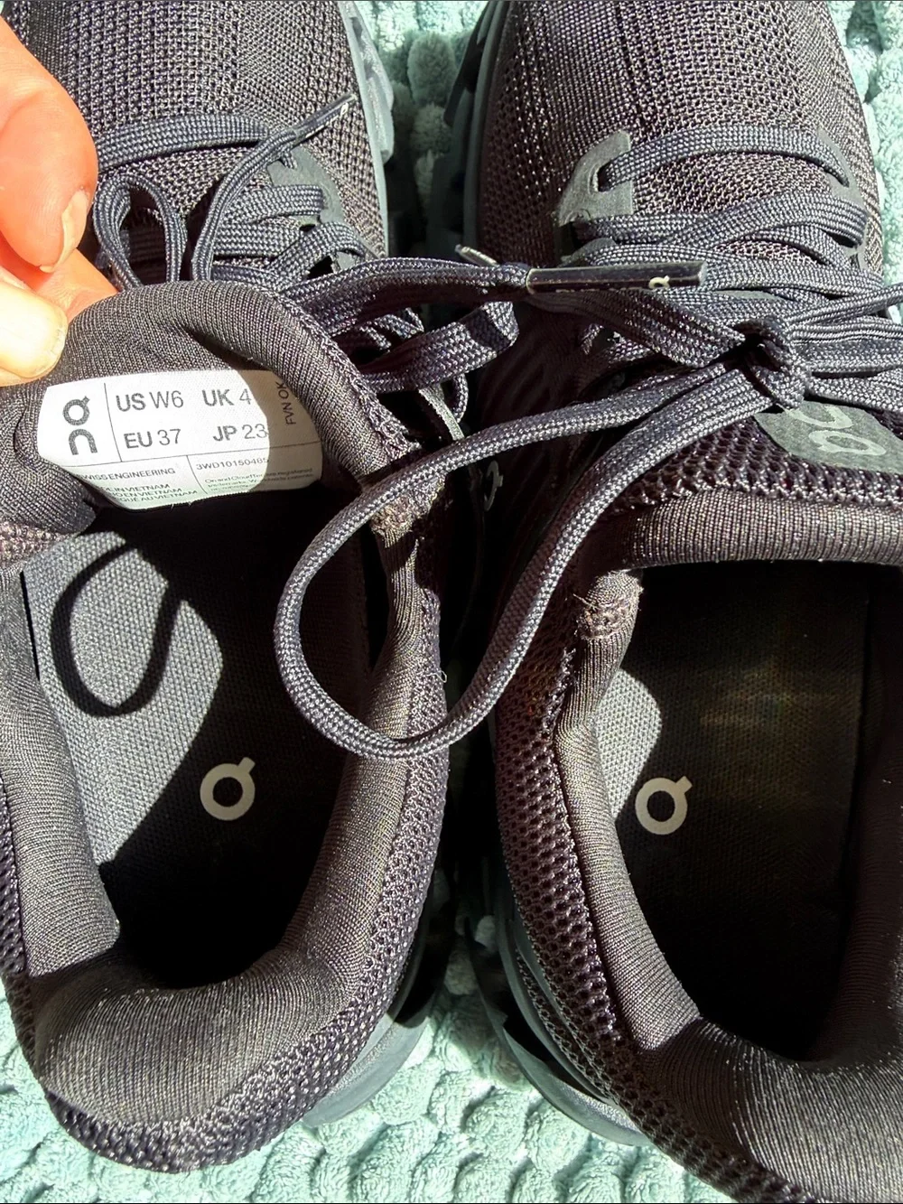 On Running Black woman’s Athletic Running Shoes - Picture 6 of 11